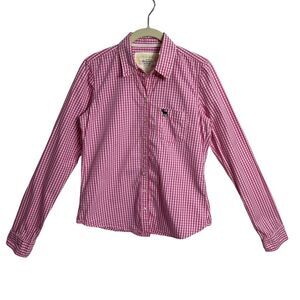 ABERCROMBIE‎ AND FITCH Checkered Button down shirt, Size SMALL